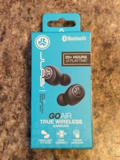 JLab Audio GoAir True Wireless Earbuds Black with Charging Case