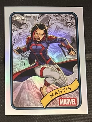 2025 Topps Chrome Marvel Refractor Mantis #171