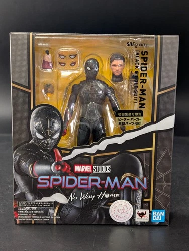 AUCTION #1 S.H.Figuarts - Spider-Man: No Way Home (Black & Gold Suit) Figure