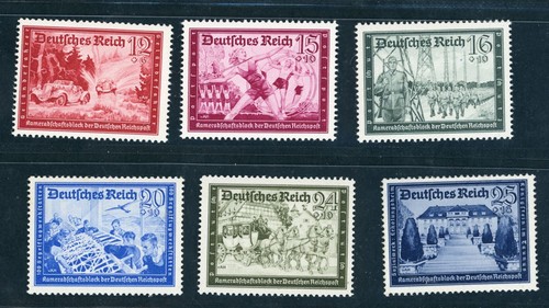 Deutsches Reich Michel Nummer 708 - 713 postfrisch