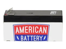 UPS Battery American Battery RBC35 852857000357 Replacement UPS Battery - Black