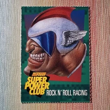 Nintendo Power Super Power Club Trading Card #105 Rock N Roll Racing