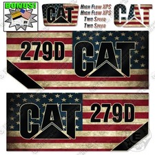 Fits Caterpillar 279D Decal Kit Skid Steer STARS AND STRIPES - 7 YEAR 3M VINYL!