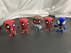 Funko Pop Deadpool Lot Of 5 Figures - Loose with No Boxes