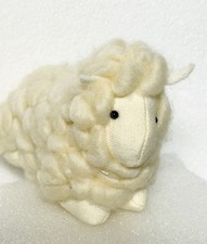 Sheep Lamb Plush Wool New Zealand 3.5" Long Rozcraft Handmade