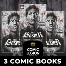 PUNISHER #3 MARVEL TELEVISIÓN DAREDEVIL BORN AGAIN TV VARIANTE PAQUETE DE 3 COPIAS