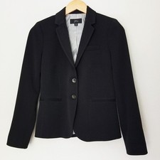 J. Crew Original Schoolboy Blazer in Black Size XXS 198 Classic Timeless Jacket