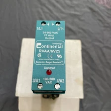 Invensys Continental RVAA/6V25 Solid State Relay New