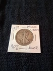 1939 Walking Liberty Half Dollar G-B/U Condition 90% Silver Coin, WL-8