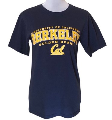University Of Cal Berkeley Golden Bears T-Shirt Navy Blue Tee Adult Sz Small