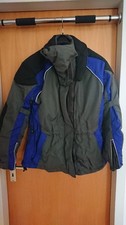 Damen-Motorradjacke Voyager Lady – Gr. 42 – wie neu – Blau/Grau