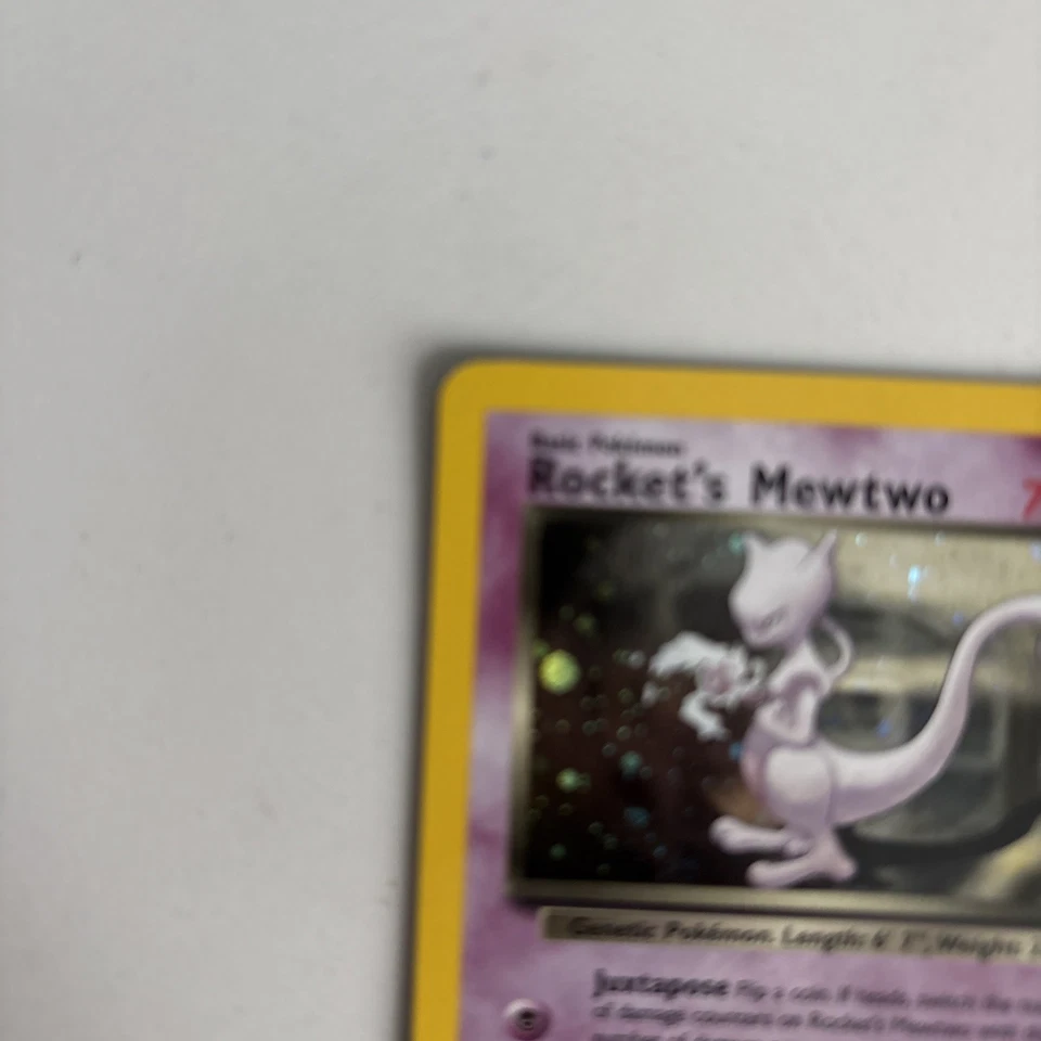Rocket's Mewtwo 14/132 Gym Challenge Holo - Image 4 of 4
