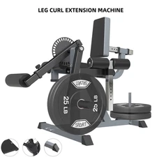 SPART Weight Plate Loaded Leg Extension Curl Machine for Home Gym Thigh Workout