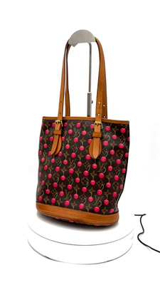 LOUIS VUITTON Monogram Cherry Bucket PM Shoulder Bag M95012 LV