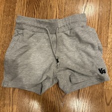 YoungLA 126 Interlock Shorts Mens Medium Grey Bodybuilding Drawstring Sweat 4"