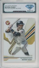 2024 Topps Pristine BUSTER POSEY #124 Gold Refractor /50💎DSG 10 Gem Mint