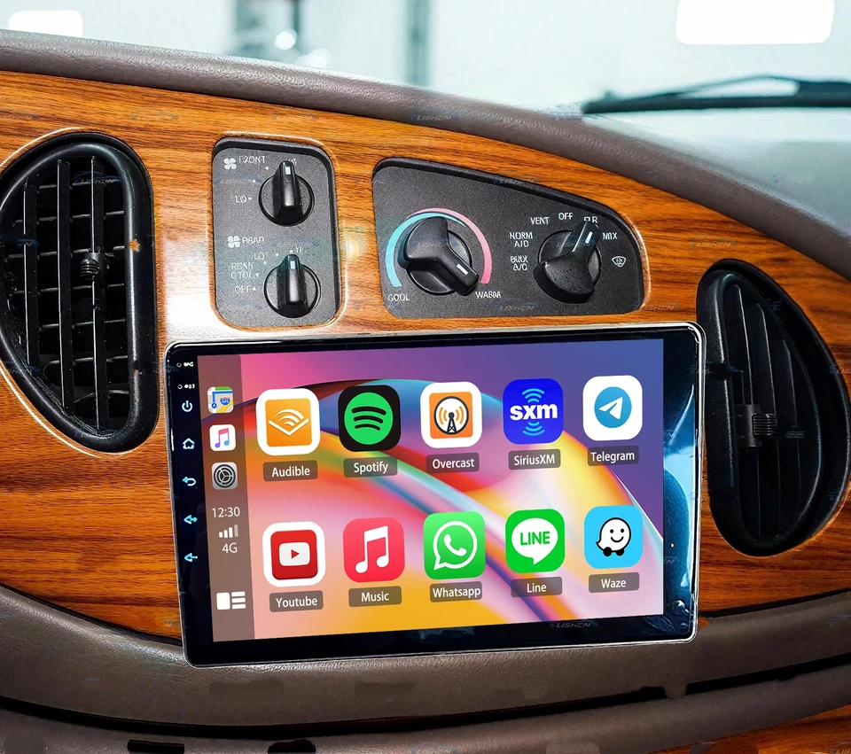 4+64GB 10.1" For 1998–2008 Ford E-250 E-350 Super Duty Carplay Android 15 Radio - Image 3 of 4