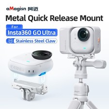 aMagisn Metal Qucik-Release Mount for Insta360 GO Ultra Accessory