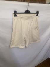 Men’s H&M Natural Dye Shorts Tracksuit Material Small Cream