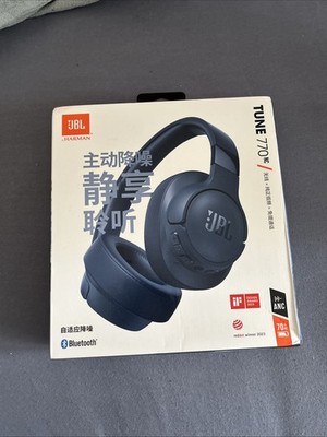 JBL Tune 770NC Bluetooth Ohrumschließende Kopfhörer Blau NOISECANCELLING NEU OVP