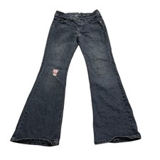 Route 66 Bling Jeans Youth/Junior Size 12 Blue Embellished Pockets Rhinestone