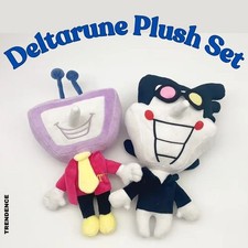 Deltarune Plush Set - Kris Tenna  Spamton Soft Stuffed Dolls, Official Style