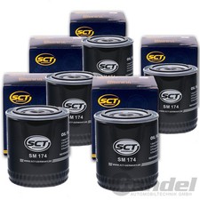 5 x SCT ÖLFILTER SM174 für VW PASSAT 3B AUDI 80 A4 A6 AVANT A8 4D+QUATTRO