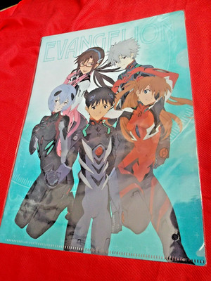   NEU LAWSON REI ASUKA MARI Evangelion 3.0 A4 GRÖSSE KLARER AKTENORDNER ANIME   UK