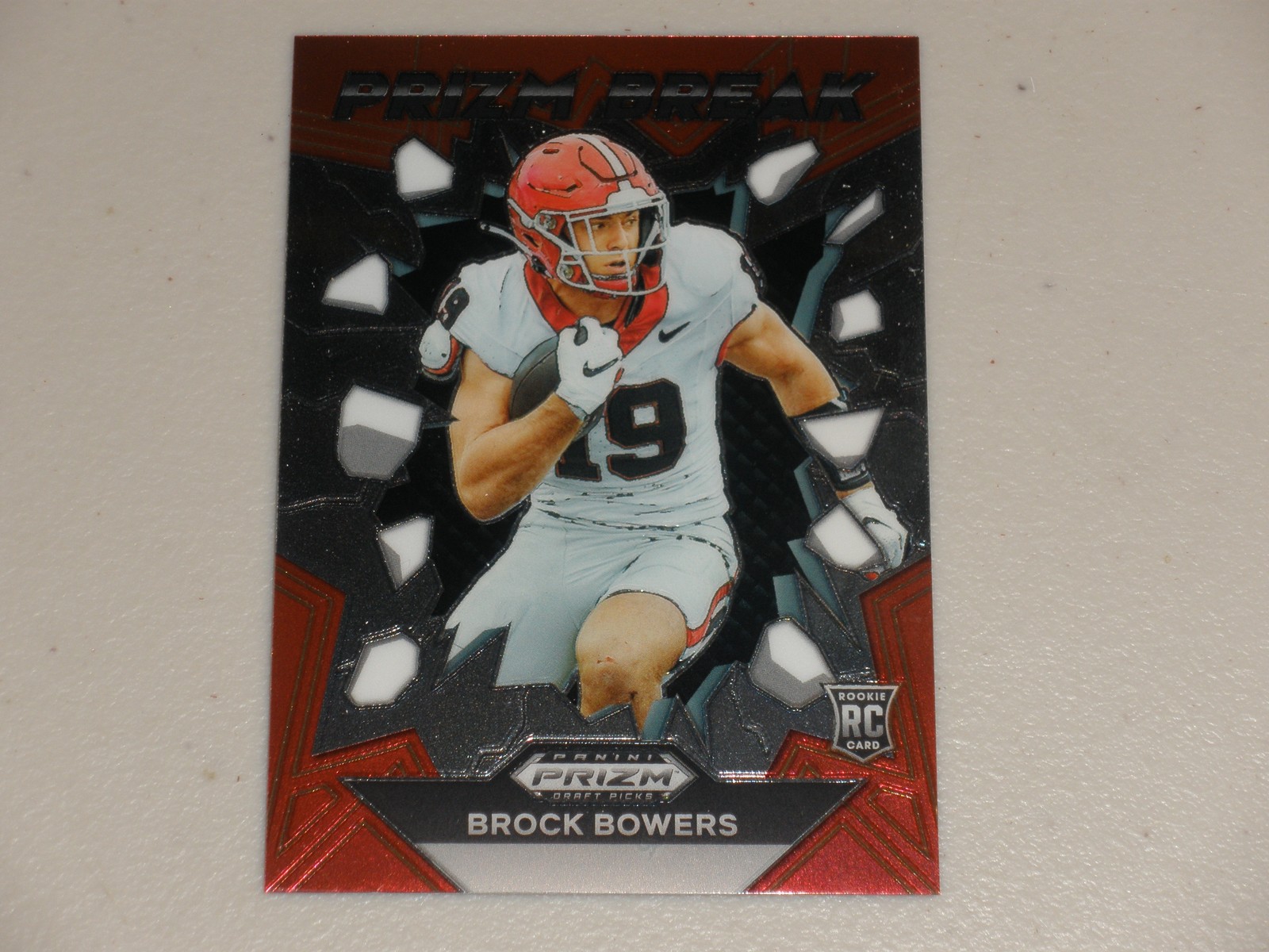 2024 Panini Prizm Draft Picks Prizm Break #BBS Brock Bowers Rookie RC