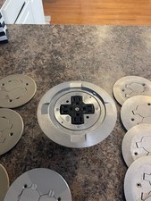 WIREMOLD 861QTCBS SCATOLA DA PAVIMENTO QUAD IN LEGNO/RIALZATA OTTONE