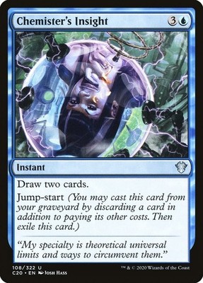 Chemister's Insight 108 C20 Commander MTG Instant Jump-start Uncommon Hass NM