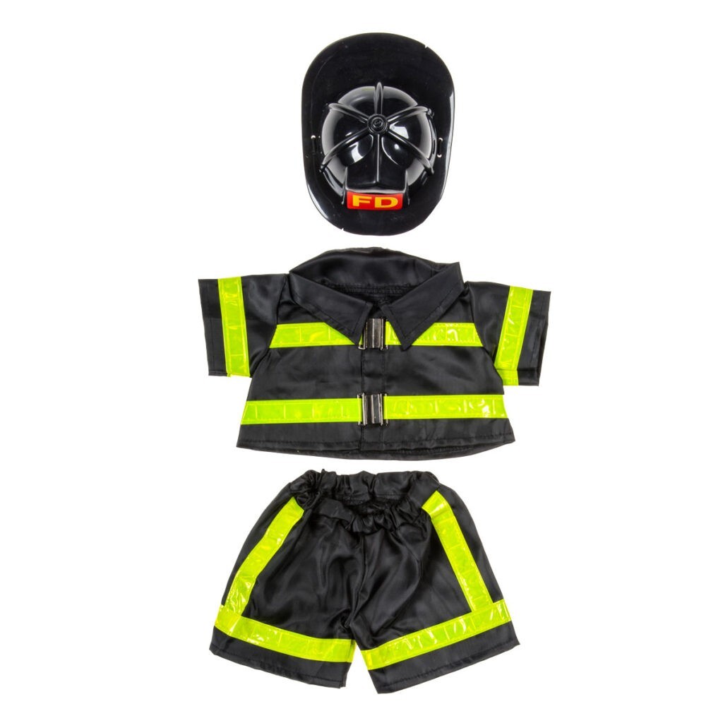 New Fireman Outfit for Stuffed Toys, Fits Most 14