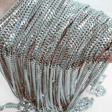 4mm 316L Stainless Steel Curb Cuban Link Chain Necklace 16in-40in Wholesale