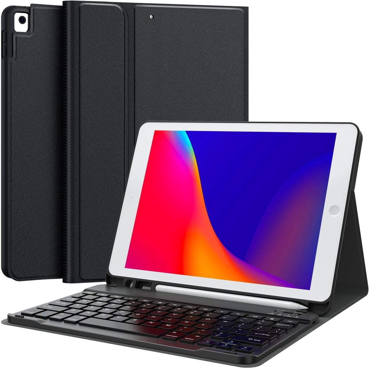 Keyboard Case for iPad 9th Generation 2021 Inch, Detachable