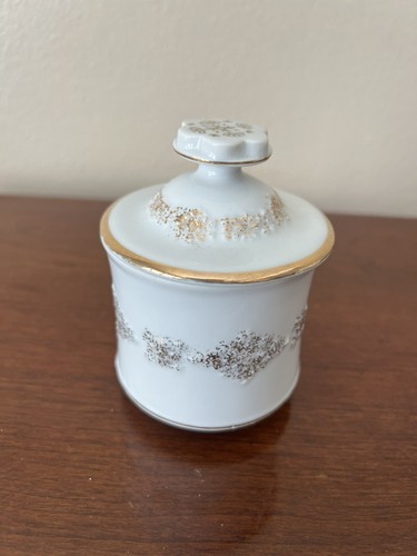 MCM Alemán Oro Blanco Cubierta Redondo Baratija Plato Convierte A Base Pedestal 4” P5 - Imagen 7 de 7