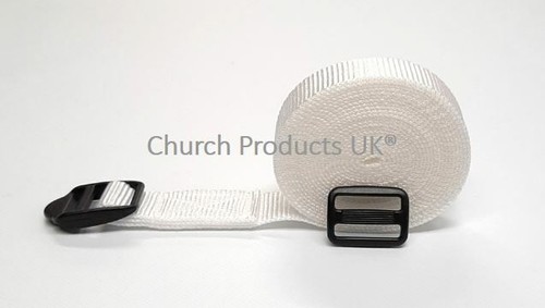 Buckle Straps Plastic Ladderlock 25mm Webbing 1m - 5m Long Tie Down Luggage - Picture 32 of 33
