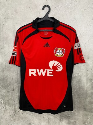 【珍品】adidas Bayer Leverkusen サッカーシャツ L BAYER LEVERKUSEN 2006 2007 HOME FOOTBALL SHIRT #16 SCHWEGLER