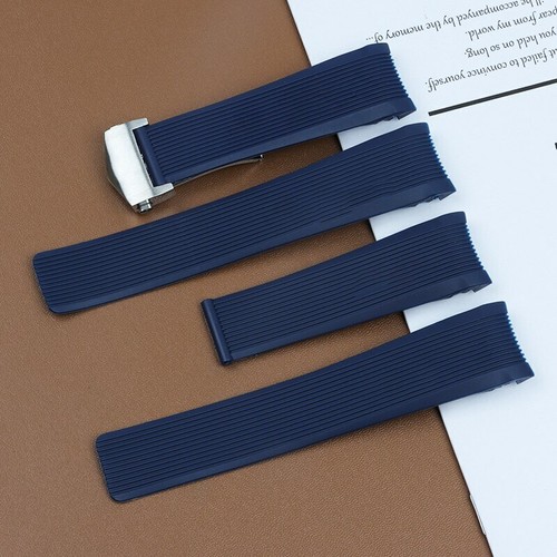 24mm Rubber Watchband Strap For TAG HEUER GRAND CARRERA AQUARACER Curved - Picture 12 of 12