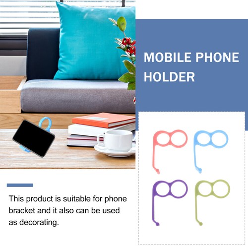 4 Pcs Ring Phone Holder Grip Finger Stand Desk Support - 第 9/12 張圖片