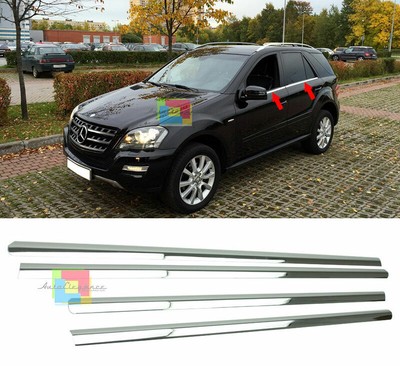 Mercedes Vito W447 V 220 Modanature cornici sotto finestrini acciaio cromo Long
