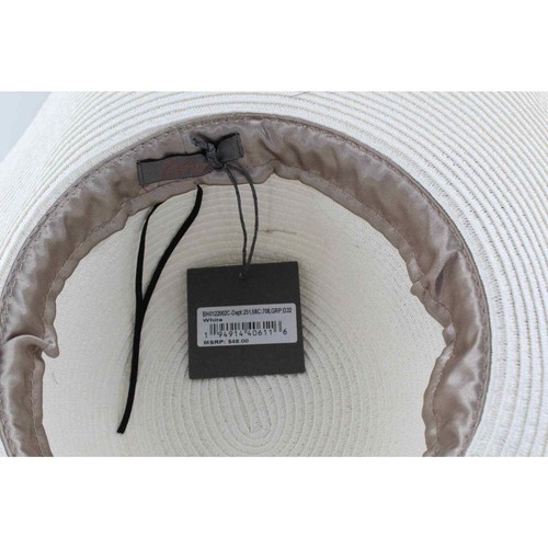 Bellissima Fine Millinery White Floppy Summer Sun Hat #HT209 - Picture 3 of 3