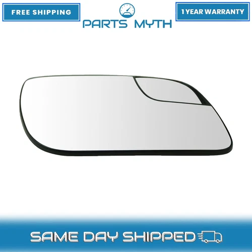 Mirror Glass 5.25 Inch Heated Convex Spotter Passenger Side For 2011-2017 Ford
