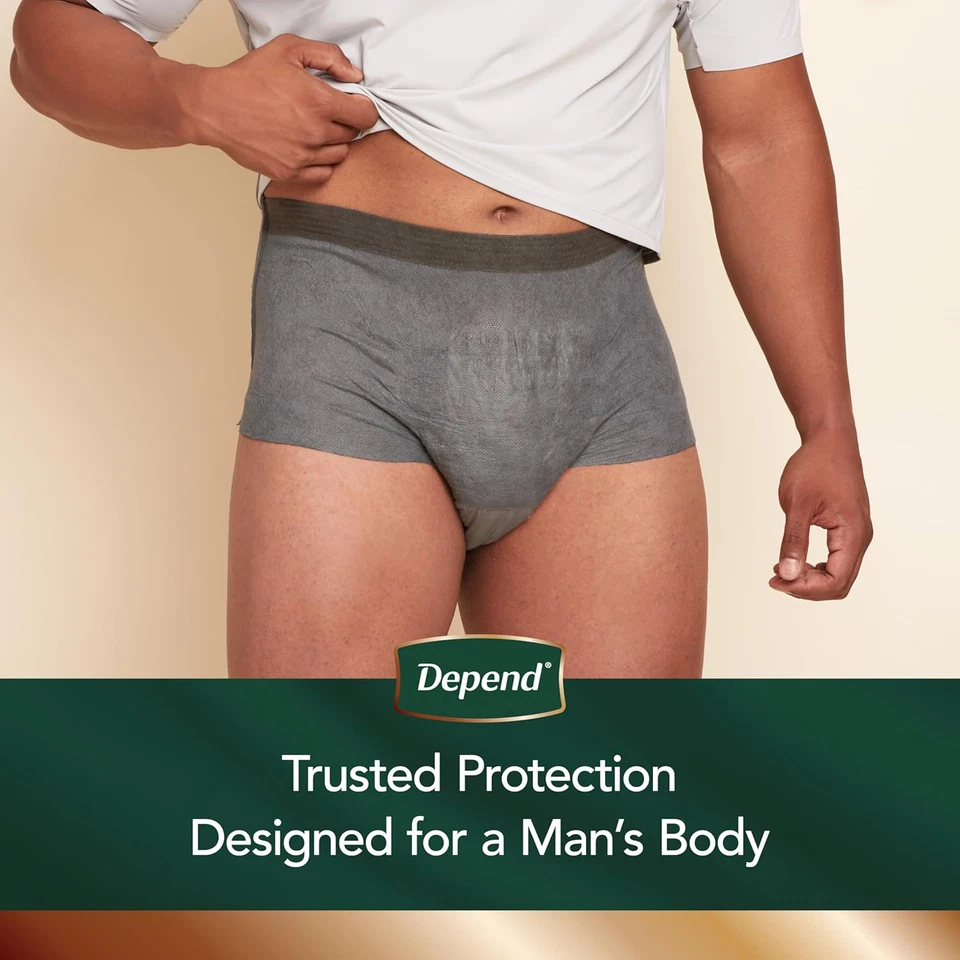 Real Fit Incontinence Underwear for Men, Disposable, Maximum Absorbency, Small/M - Image 3 of 4