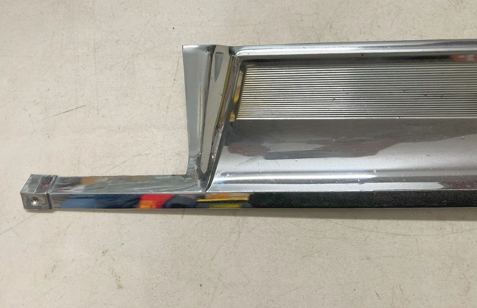 1962 Dodge Polara 500 Right Reverse Light Finish Panel Chrome Rear Bezel Back Up - Image 2 of 4