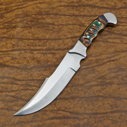 Rody Stan HANDMADE D2 CUSTOM PAKKA WOOD SKINNER CAMPING HUNTING KNIFE - AS-8807