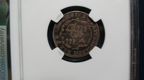 1822 B.W. INDIES 1/8 DOLLAR NGC XF45 1/8D Coin PRICED TO SELL NOW! - Picture 3 of 4