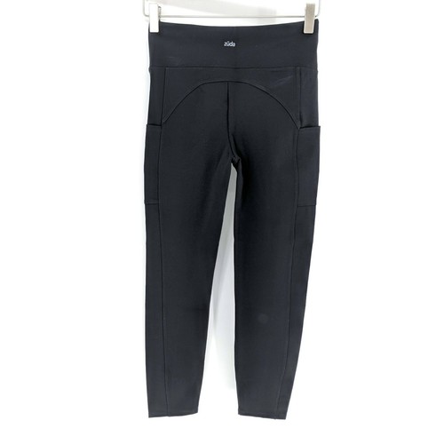 zuda Petite Z-Stretch Momentum Capri Crop Leggings Black Women Extra Small XS - Picture 3 of 7