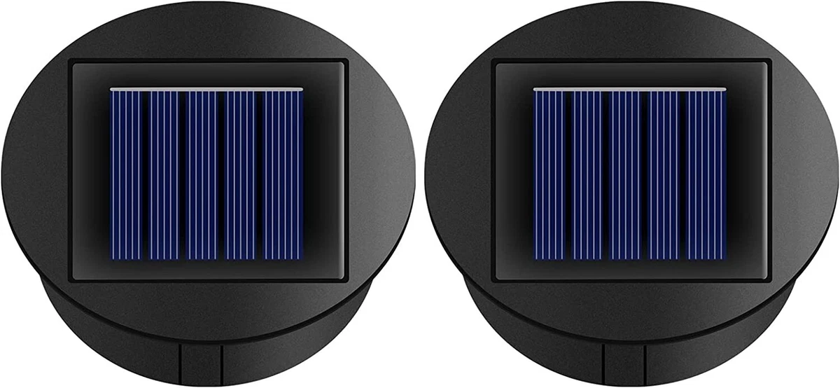 2 Pack 8cm 3.2in Solar Light Replacement Top of Solar Lantern Outdoor Garden