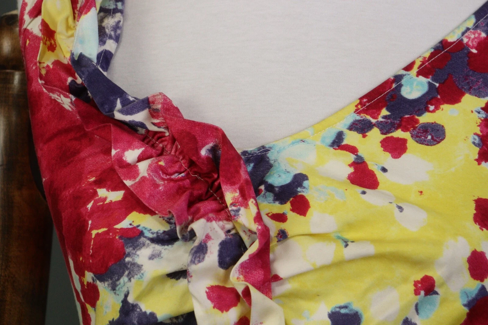 Abito LOVE MOSCHINO multicolore stampato bodycon tank linea A taglia 4