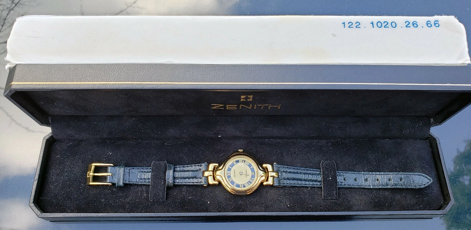 Zenith — Zenith Via Veneto Quartz Gold Tone Ladies Watch With Box